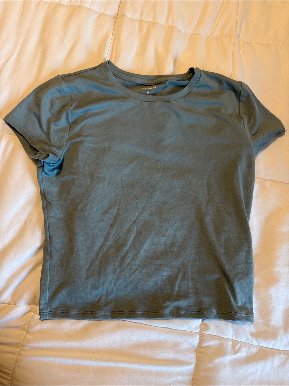 Hollister Teal Crop Top